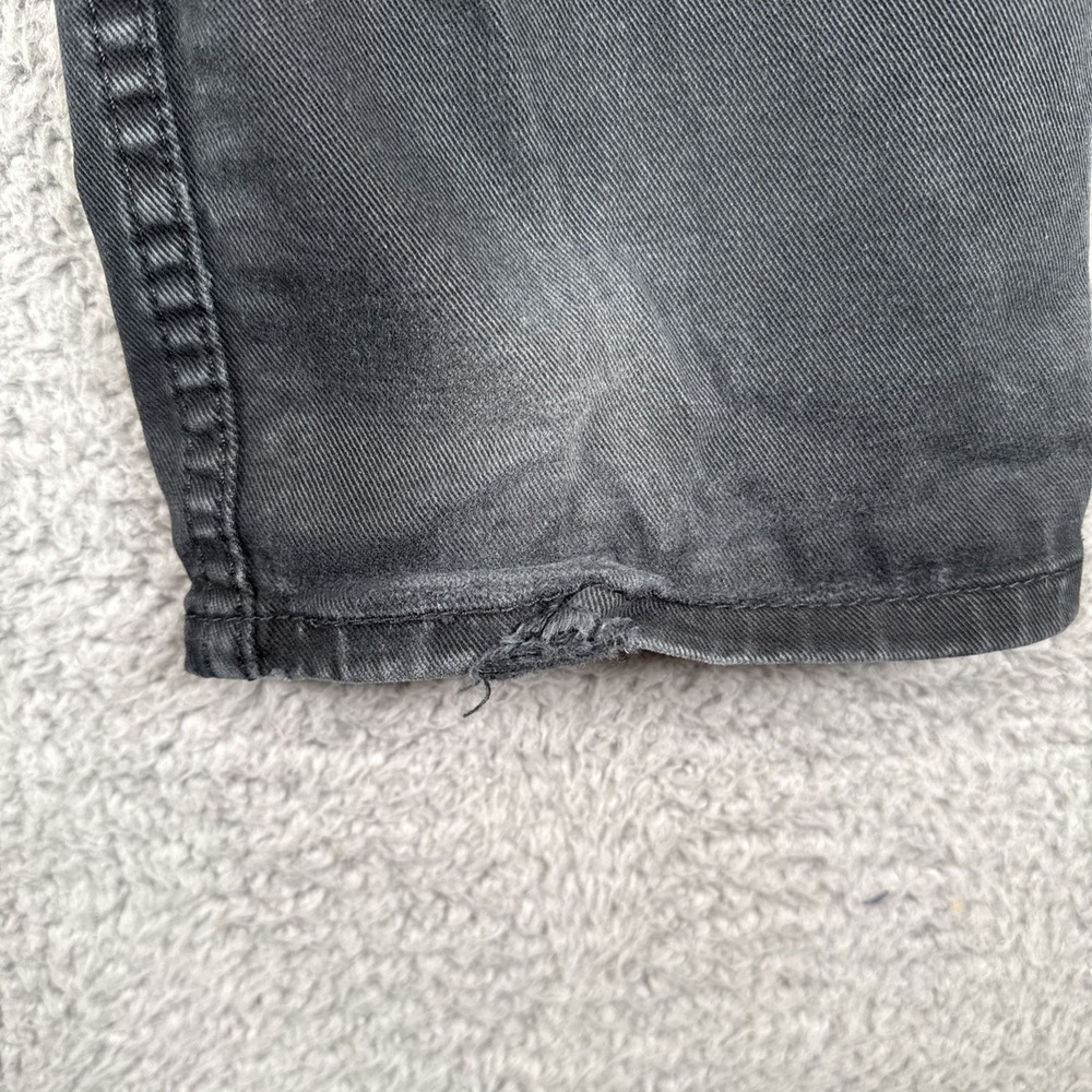 LEVIS 513 Jeans Mens 36x30 Black Denim Slim Straight Leg Soft - Picture 11 of 11